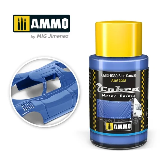 COBRA MOTOR Blue Canvas - AMMO by MIG Jimenez A.MIG-0330