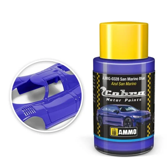 COBRA MOTOR San Marino Blue - AMMO by MIG Jimenez A.MIG-0328