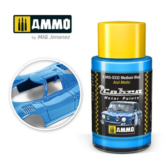COBRA MOTOR Medium Blue - AMMO by MIG Jimenez A.MIG-0332