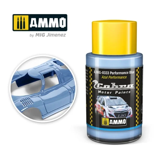 COBRA MOTOR Performance Blue - AMMO by MIG Jimenez A.MIG-0333