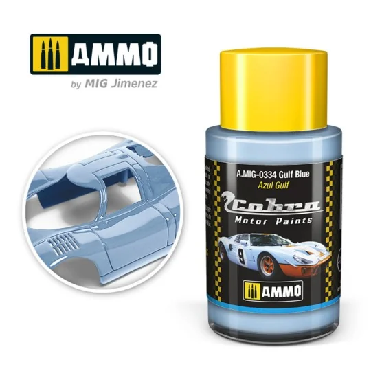 COBRA MOTOR Gulf Blue - AMMO by MIG Jimenez A.MIG-0334