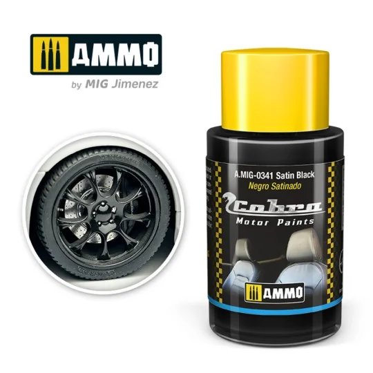 COBRA MOTOR Satin Black - AMMO by MIG Jimenez A.MIG-0341