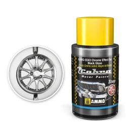 COBRA MOTOR Chrome Effect for Black Gloss - AMMO by MIG Jimenez A.M... 2