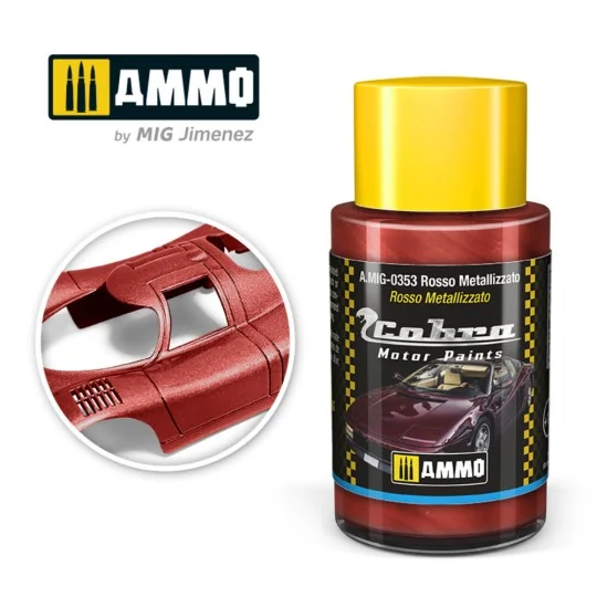 COBRA MOTOR Rosso Metallizzato - AMMO by MIG Jimenez A.MIG-0353
