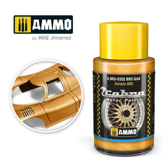 COBRA MOTOR BBS Gold - AMMO by MIG Jimenez A.MIG-0355
