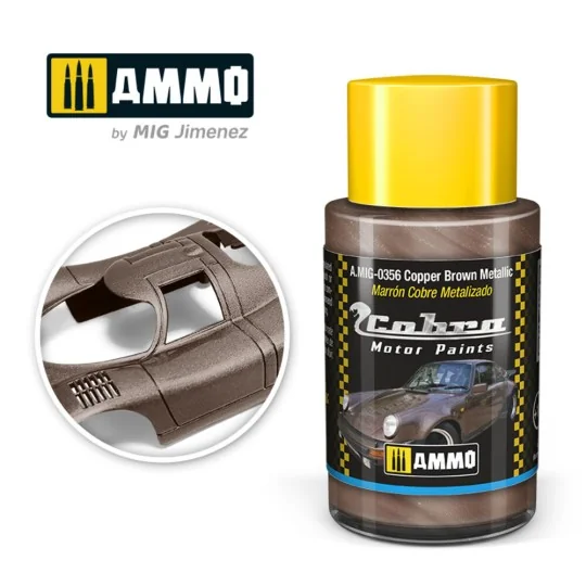 COBRA MOTOR Copper Brown Metallic - AMMO by MIG Jimenez A.MIG-0356
