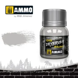 DRYBRUSH Light Grey - AMMO by MIG Jimenez A.MIG-0601 2