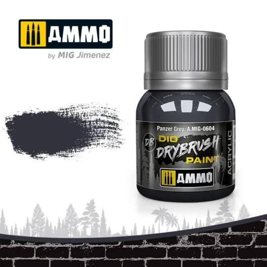 DRYBRUSH Panzer Grey - AMMO by MIG Jimenez A.MIG-0604