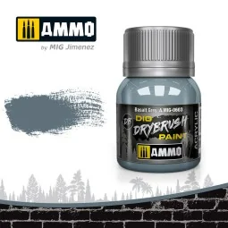 DRYBRUSH Basalt Grey - AMMO by MIG Jimenez A.MIG-0603 2