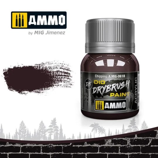 DRYBRUSH Chipping - AMMO by MIG Jimenez A.MIG-0618