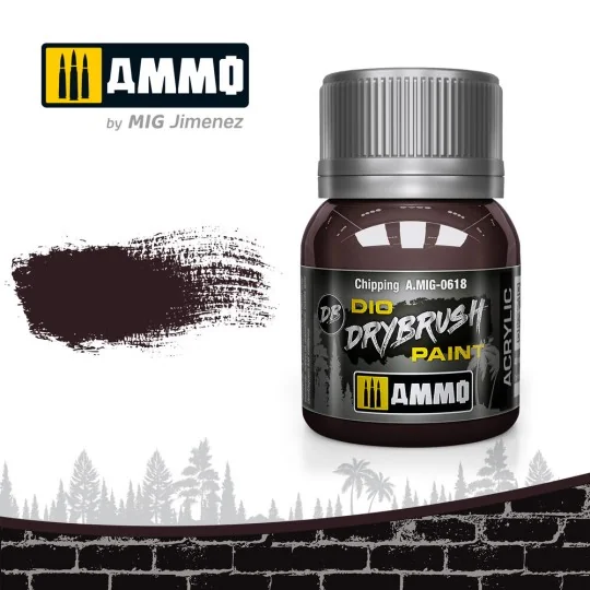 DRYBRUSH Chipping - AMMO by MIG Jimenez A.MIG-0618