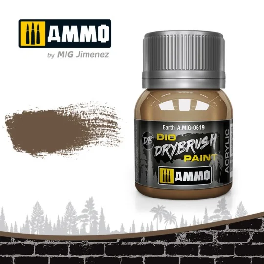 DRYBRUSH Earth - AMMO by MIG Jimenez A.MIG-0619