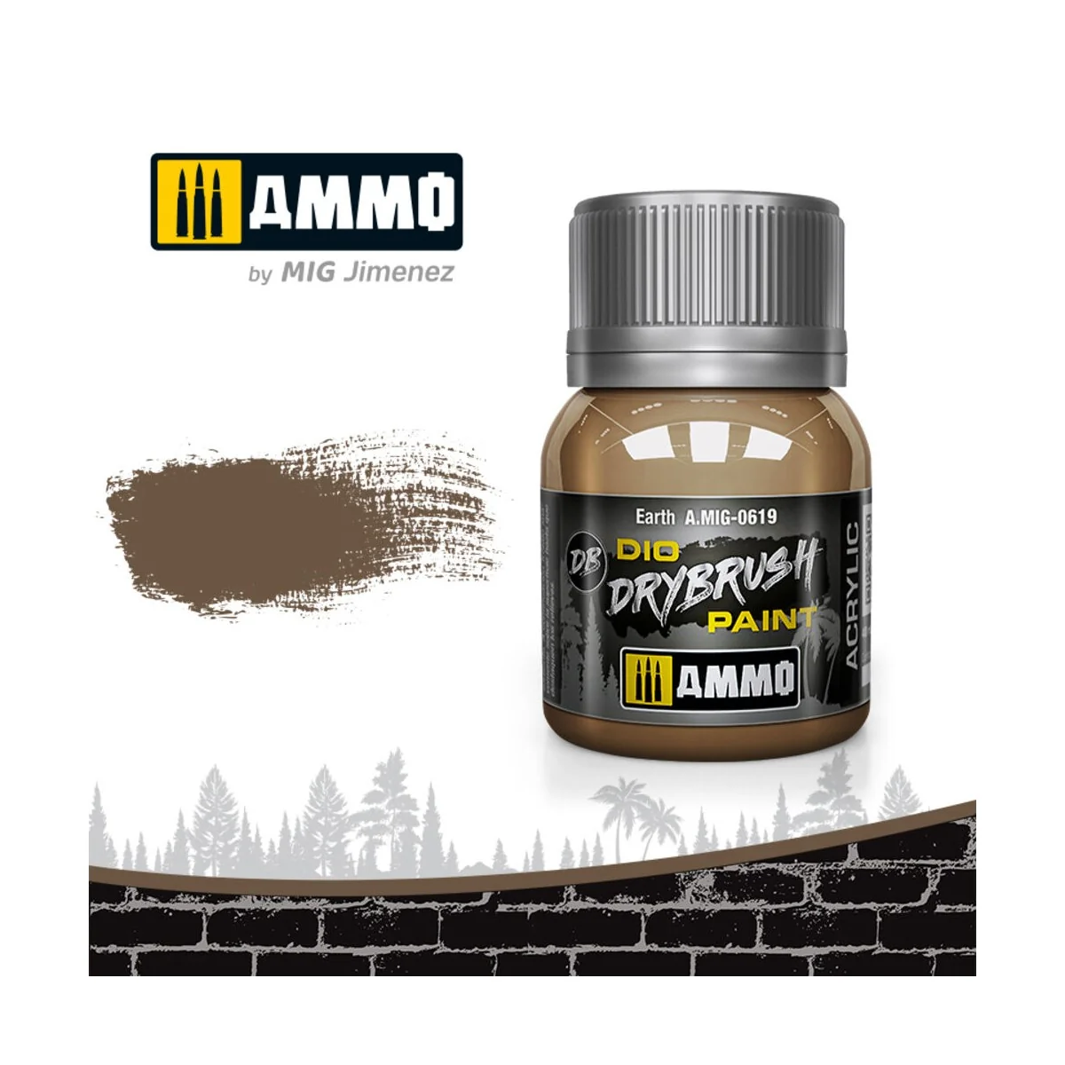 DRYBRUSH Earth - AMMO by MIG Jimenez A.MIG-0619