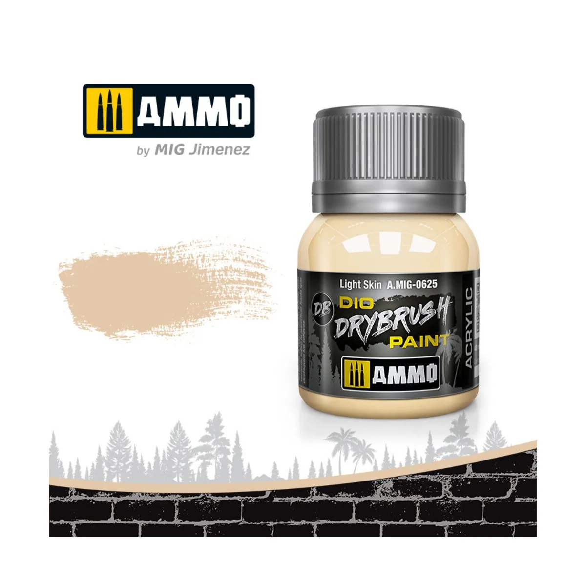 DRYBRUSH Light Skin - AMMO by MIG Jimenez A.MIG-0625
