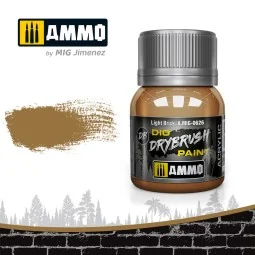 DRYBRUSH Light Brick - AMMO by MIG Jimenez A.MIG-0626 2