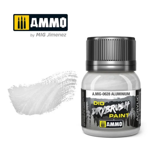 DRYBRUSH Aluminium - AMMO by MIG Jimenez A.MIG-0628