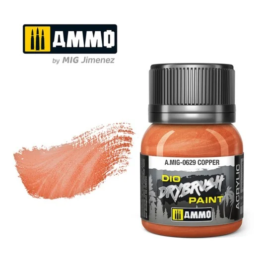 DRYBRUSH Copper - AMMO by MIG Jimenez A.MIG-0629