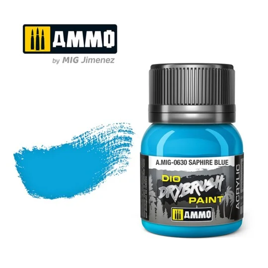 DRYBRUSH Saphire Blue - AMMO by MIG Jimenez A.MIG-0630