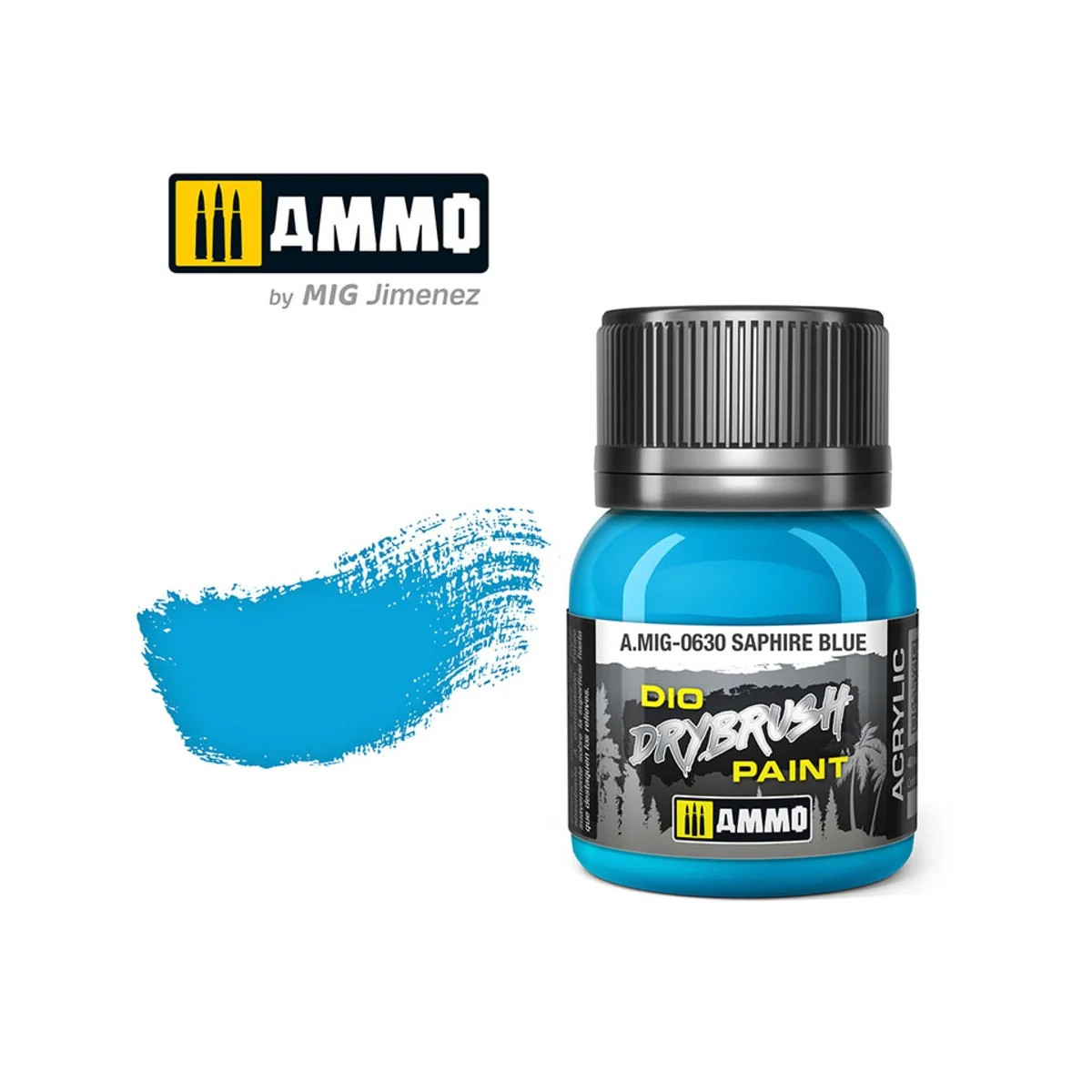 DRYBRUSH Saphire Blue - AMMO by MIG Jimenez A.MIG-0630