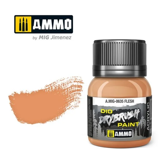 DRYBRUSH Flesh - AMMO by MIG Jimenez A.MIG-0635