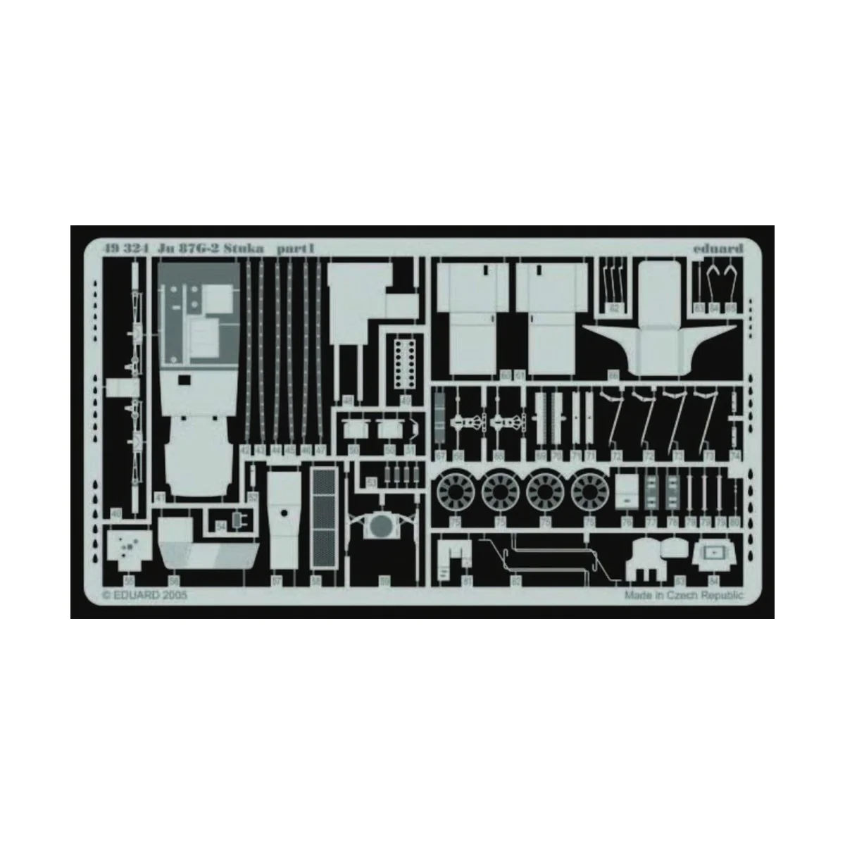 Ju 87G-2 Stuka für Hasegawa Bausatz - Eduard Accessories 49324