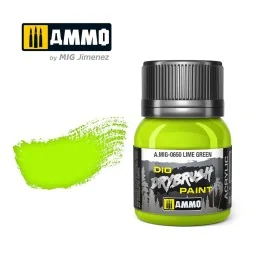 DRYBRUSH Lime Green - AMMO by MIG Jimenez A.MIG-0650 2