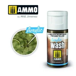 ACRYLIC WASH Brown Wash for Dark Yellow - AMMO by MIG Jimenez A.MIG... 2