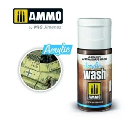 ACRYLIC WASH Afrika Korps Wash - AMMO by MIG Jimenez A.MIG-0701 2
