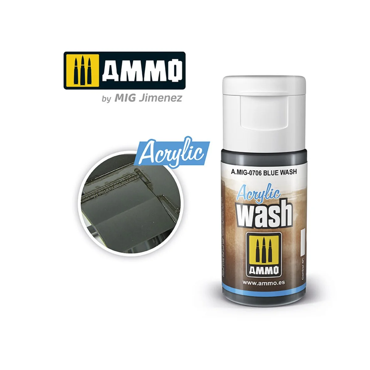 ACRYLIC WASH Blue Wash - AMMO by MIG Jimenez A.MIG-0706