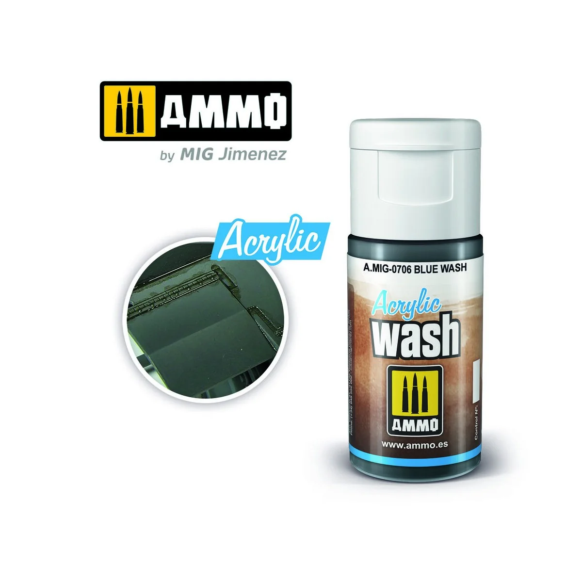 ACRYLIC WASH Blue Wash - AMMO by MIG Jimenez A.MIG-0706