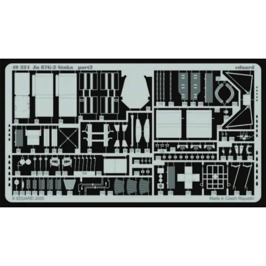 Ju 87G-2 Stuka für Hasegawa Bausatz, 1/48 - Eduard Accessories 49324 Ju 87G-2 Stuka für Hasegawa Bausatz, 1/48 - Eduard Accessories 49324