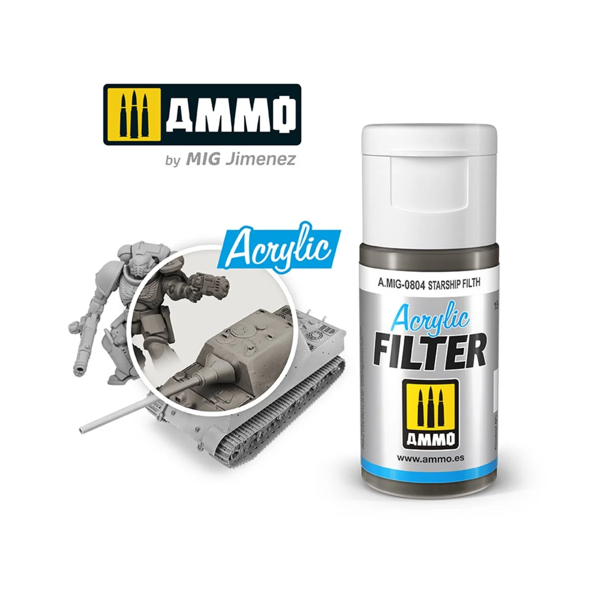 ACRYLIC FILTER Starship Filth - AMMO by MIG Jimenez A.MIG-0804