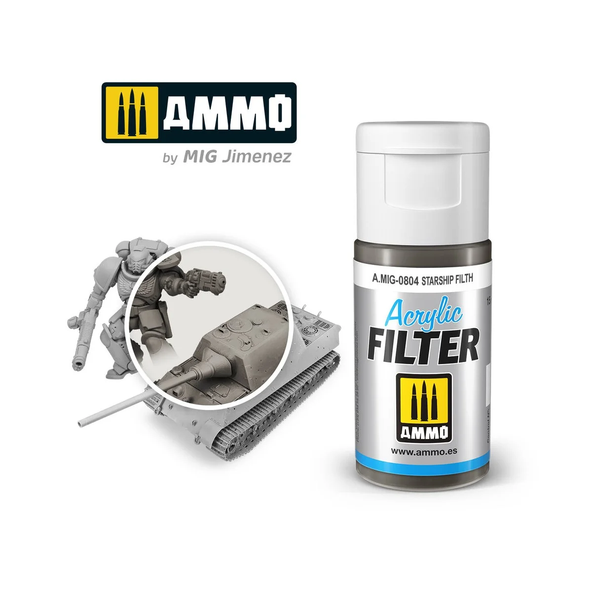ACRYLIC FILTER Starship Filth - AMMO by MIG Jimenez A.MIG-0804