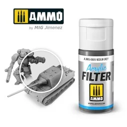 ACRYLIC FILTER Medium Grey - AMMO by MIG Jimenez A.MIG-0805 2