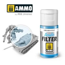 ACRYLIC FILTER Sky Blue - AMMO by MIG Jimenez A.MIG-0806 2