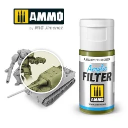 ACRYLIC FILTER Yellow Green - AMMO by MIG Jimenez A.MIG-0811 2