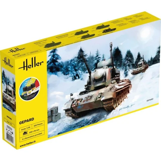 STARTER KIT Gepard, 1/35 - Heller 57127 STARTER KIT Gepard, 1/35 - Heller 57127