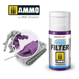 ACRYLIC FILTER Violet - AMMO by MIG Jimenez A.MIG-0819 2