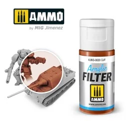 ACRYLIC FILTER Clay - AMMO by MIG Jimenez A.MIG-0820 2