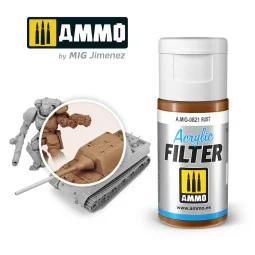 ACRYLIC FILTER Rust - AMMO by MIG Jimenez A.MIG-0821 2