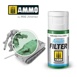 ACRYLIC FILTER Phthalo Green - AMMO by MIG Jimenez A.MIG-0826 2