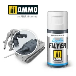 ACRYLIC FILTER Pale Blue - AMMO by MIG Jimenez A.MIG-0829 2
