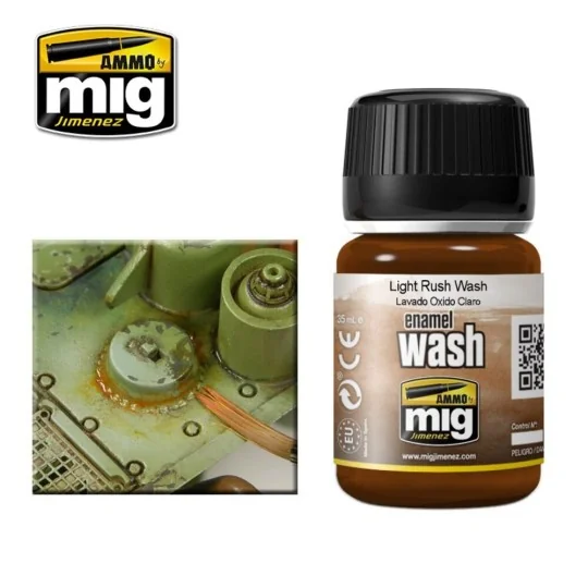 Light Rust WASH - AMMO by MIG Jimenez A.MIG-1004