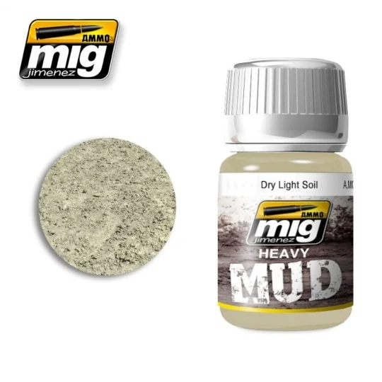HEAVY MUD Dry Light Soil - AMMO by MIG Jimenez A.MIG-1700