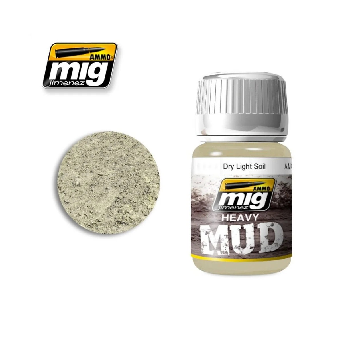 HEAVY MUD Dry Light Soil - AMMO by MIG Jimenez A.MIG-1700