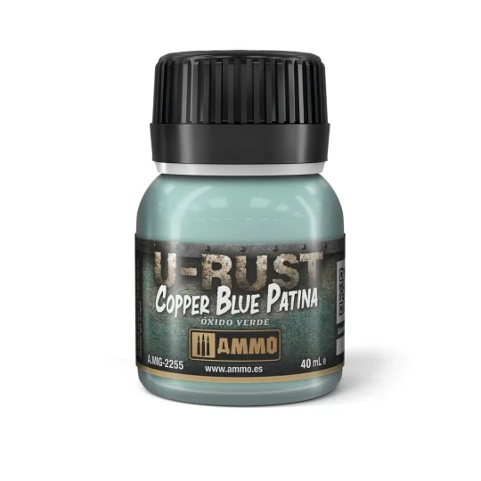 U-RUST Copper Blue Patina (40mL) - AMMO by MIG Jimenez A.MIG-2255