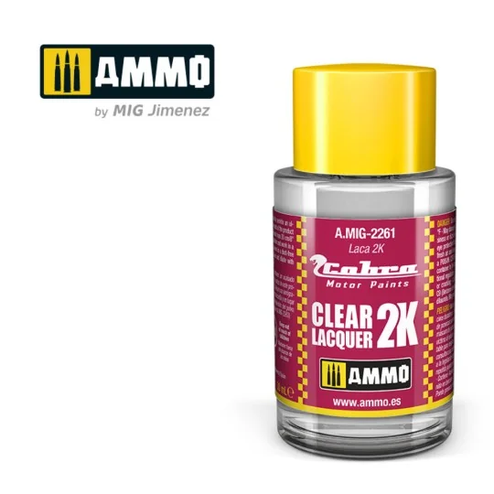 COBRA MOTOR Clear Lacquer 2K - AMMO by MIG Jimenez A.MIG-2261