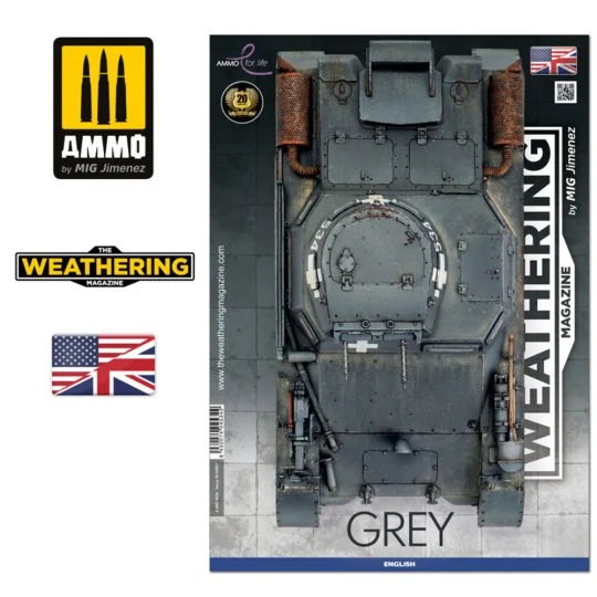 THE WEATHERING MAGAZINE 35 - Grey (English) - AMMO by MIG Jimenez A...
