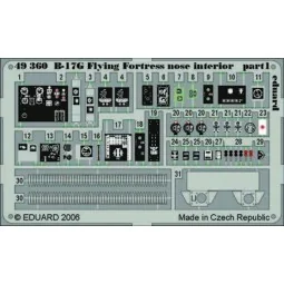 B-17G Flying Fortress nose interior für Revell/Monogram Bausatz, 1/...