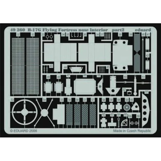 B-17G Flying Fortress nose interior für Revell/Monogram Bausatz, 1/...